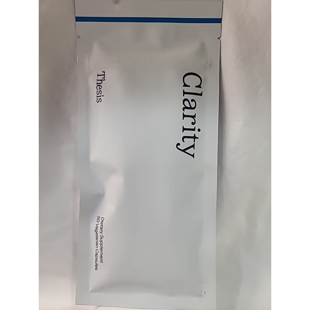 Thesis Clarity Nootropic Refill Packs 50 Vegetarian Capsules 11/2027